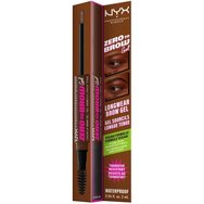 NYX Professional Makeup Zero to Brow Longwear Gel Вежди 2мл 1 бр - Шоколад