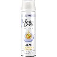 Gillette Satin Care Гел за бръснене Violet Swirl с докосване на Olay за перфектно бръснене 200ml