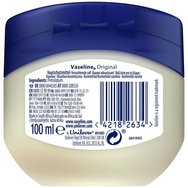 Vaseline Original για Ενυδάτωση με Διάρκεια 100ml