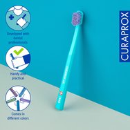 Curaprox CS 1560 Soft Toothbrush 1 Парче - Синьо / Жълто