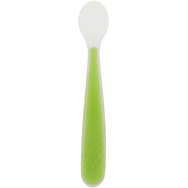 Chicco Soft Silicone Spoon 6m+ Зелено 1 бр