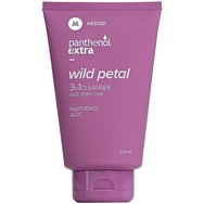 Medisei Panthenol Extra Wild Petal 3in1 Cleanser 200ml - Дамски душ гел - шампоан за лице - тяло - коса с аромат на цветя Medisei Panthenol Extra Wild Petal 3in1 Cleanser 200ml - Дамски душ гел - шампоан за лице - тяло - коса с аромат на цветя
