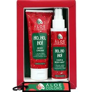 Aloe Colors Promo Ho Ho Ho Body Cream 100ml, Hair & Body Mist 100ml & Подаръчен ключодържател 1 бр