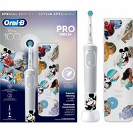 Oral-B Promo Vitality Pro Kids Electric Toothbrush 3+ Years Άσπρο - Γκρι 1 бр & Калъф за носене 1 бр
