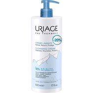 Uriage Cleansing Cream 500ml на специална цена - Почистващ крем за лице, тяло и коса Идеален за чувствителна кожа Uriage Cleansing Cream 500ml на специална цена - Почистващ крем за лице, тяло и коса Идеален за чувствителна кожа