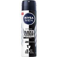 Nivea Комплект Men Black & White Invisible Original Anti-Perspirant Deodorant Spray 300ml (2x150ml)