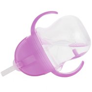 Munchkin Tip & Sip Weighted Straw Cup 6m+, 207ml - Лилава