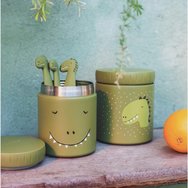 Trixie Silicone Cutlery Set 12m+, 3 бр - Mr. Dino