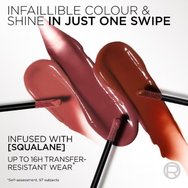 L\'Oreal Paris Infaillible Laque Resistance Liquid Lipstick 4.3ml - 320 Almond Nude
