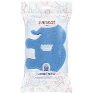 Zansot Baby 6 Months Sponge 1 брой - Синьо Слонче - Бебешка гъба, идеална за чувствителната кожа на вашето бебе