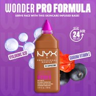 Nyx Professional Makeup Make\'em Wonder Soft Matte Buildable Foundation Хидратиращ & Нежен Матов Фон дьо тен за по-гладка, равномерна & сияйна кожа 30ml - 32 Cappuccino Nyx Professional Makeup Make\'em Wonder Soft Matte Buildable Foundation Хидратиращ & Нежен Матов Фон дьо тен за по-гладка, равномерна & сияйна кожа 30ml - 32 Cappuccino
