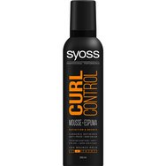 Syoss Mousse Curls Професионална пяна за коса, предлага еластичност в къдрава коса и леко задържане 250ml Syoss Mousse Curls Професионална пяна за коса, предлага еластичност в къдрава коса и леко задържане 250ml