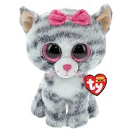 Ty Beanie Babies Kiki Grey Striped Cat Plushie 1 бр - Плюшена детска играчка с котката Кики на сиви райета Ty Beanie Babies Kiki Grey Striped Cat Plushie 1 бр - Плюшена детска играчка с котката Кики на сиви райета