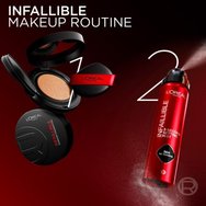 L\'Oreal Paris Infaillible 24H Fresh Wear Cushion Foundation Лек фон дьо тен за безупречно покритие, което остава устойчиво до & 24 часа 11g - 120 Warm Dore L\'Oreal Paris Infaillible 24H Fresh Wear Cushion Foundation Лек фон дьо тен за безупречно покритие, което остава устойчиво до & 24 часа 11g - 120 Warm Dore