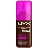 Nyx Professional Makeup Make'em Wonder Soft Matte Buildable Foundation Хидратиращ & Нежен Матов Фон дьо тен за по-гладка, равномерна & сияйна кожа 30ml - 43 Deep Ebony