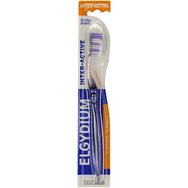 Elgydium Interactive Hard Toothbrush 1 брой - лилаво - Твърда четка за зъби с две различни дължини на влакната за оптимално почистване Elgydium Interactive Hard Toothbrush 1 брой - лилаво - Твърда четка за зъби с две различни дължини на влакната за оптимално почистване