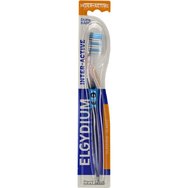 Elgydium Interactive Hard Toothbrush 1 брой - синьо - Твърда четка за зъби с две различни дължини на влакната за оптимално почистване Elgydium Interactive Hard Toothbrush 1 брой - синьо - Твърда четка за зъби с две различни дължини на влакната за оптимално почистване