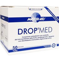 Master Aid Drop Med 7cm x 5cm 50 бр - Самозалепваща незалепваща марля