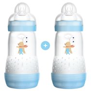 Mam Promo Pack Easy Start Anti-Colic Nature Safari 2+ месеца 2x260ml, Код 355S - Сив