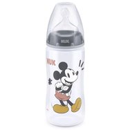 Nuk Disney Mickey Mouse First Choice Plus 6-18m 10.741.034, 300ml - Сив