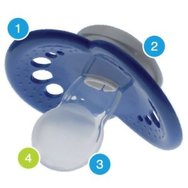 Mam Original Silicone Soother 16m+ Code 250S 2 Парчета - Розово/Лилаво