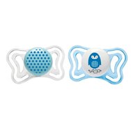 Chicco Silicone Soother Physio Forma Light 2-6m 2 Части - прозрачни/сини - Лека силиконова залъгалка от 2 до 6 месеца Chicco Silicone Soother Physio Forma Light 2-6m 2 Части - прозрачни/сини - Лека силиконова залъгалка от 2 до 6 месеца