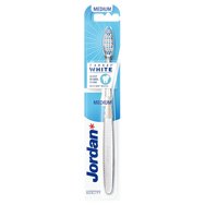 Jordan Target White Toothbrush Medium 1 Парче - Бяло - Мека избелваща четка за зъби WhiteTech Jordan Target White Toothbrush Medium 1 Парче - Бяло - Мека избелваща четка за зъби WhiteTech