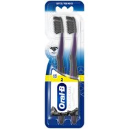 Oral-B Charcoal Whitening Therapy Soft 35 Toothbrush 2 Парчета - Лилаво