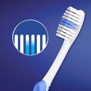 Oral-B 123 Indicator Medium Toothbrush 35mm 1 Парче - Светло синьо / синьо