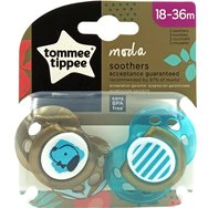 Tommee Tippee Moda Soothers 18-36m, 2 Части Код 43343801 - Злато / Синьо