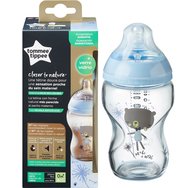 Tommee Tippee Closer to Nature Anti-Colic Glass Baby Bottle 0m+, 250ml Код 42270710 - Син