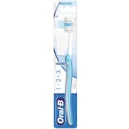 Oral-B 123 Indicator Medium Toothbrush 35mm 1 Парче - Синьо/Бяло