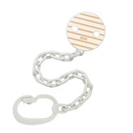 Nuk Верижка за приставка за залъгалка 1 брой - оранжева - Верижка за залъгалка с щипка за безопасно и практично поставяне