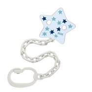 Nuk Верижка за приставка за залъгалка 1 част - светло синьо 3 - Верижка за залъгалка с щипка за безопасно и практично поставяне