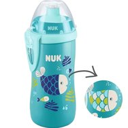 Nuk First Choice Junior Cup 18m+, 300ml - Светло синя / синя риба - Променящ цвета си сладолед за деца Nuk First Choice Junior Cup 18m+, 300ml - Светло синя / синя риба - Променящ цвета си сладолед за деца