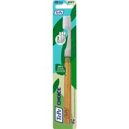 Tepe Choice Soft Toothbrush with Reusable Wooden Handle & Plant Based Brush Heads 1 брой - Сиво