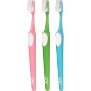 Tepe Supreme Soft Toothbrush 3 части, розово - зелено - синьо