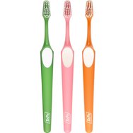 Tepe Supreme Soft Toothbrush 3 части, зелено - розово - оранжево