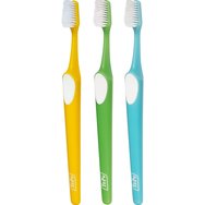 Tepe Supreme Soft Toothbrush 3 части, жълто - зелено - синьо