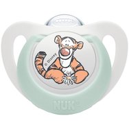 Nuk Star Disney Winnie the Pooh Soother 6-18m 1 брой, Код 10736939 - Бял - Изключително мека силиконова залъгалка с калъф за носене Nuk Star Disney Winnie the Pooh Soother 6-18m 1 брой, Код 10736939 - Бял - Изключително мека силиконова залъгалка с калъф за носене