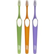 Tepe Supreme Soft Toothbrush 3 части, зелено/оранжево/лилаво