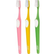 Tepe Supreme Soft Toothbrush 3 части, розово/жълто/зелено