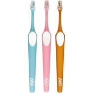 Tepe Supreme Soft Toothbrush 3 части, синьо/розово/оранжево