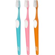 Tepe Supreme Soft Toothbrush 3 части, синьо/розово/оранжево