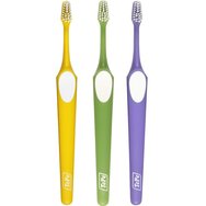 Tepe Supreme Soft Toothbrush 3 части, жълто/зелено/лилаво