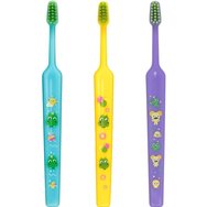 Tepe Good Mini Extra Soft Toothbrush Bolibompa 0-3 Years 3 части - Синьо / Жълто / Лилаво