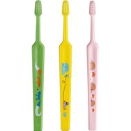 Tepe Kids Mini Extra Soft Toothbrush 0-3 Years 3 части, зелено/жълто/розово