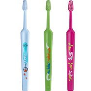 Tepe Kids Mini Extra Soft Toothbrush 0-3 Years 3 части, синьо/зелено/фуксия