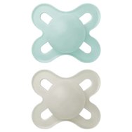 Mam Original Start Silicone Soother 0-2m 2 бр, Код 078SUc - Зелено/Сиво