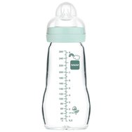 Mam Feel Good Premium Glass Bottle 2m+, 260ml Код 375SB - Син 2